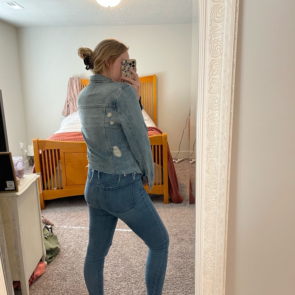 Distressed Jean Jacket